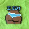 I Eat Booty Key Chain And Necklace